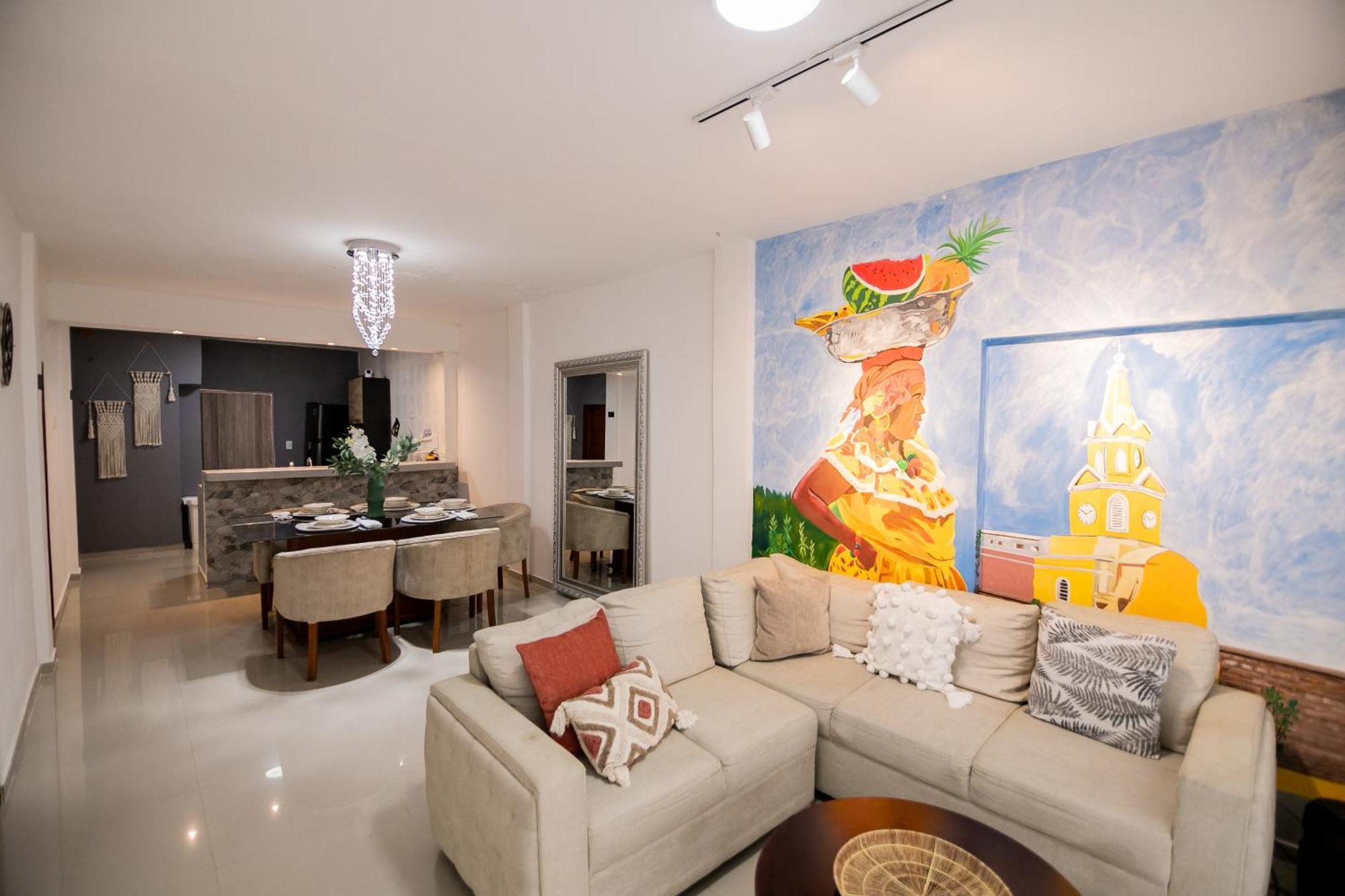 Hospedaje Rosa Blanca Cartagena Eksteriør billede
